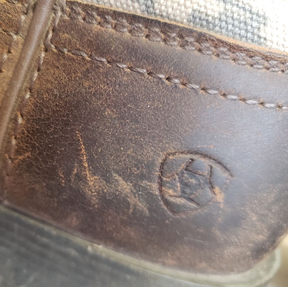 Ariat Men's Distressed Camo Sport Patriot Western Boots Broad Square Toe Size 6. - Picture 7 of 15